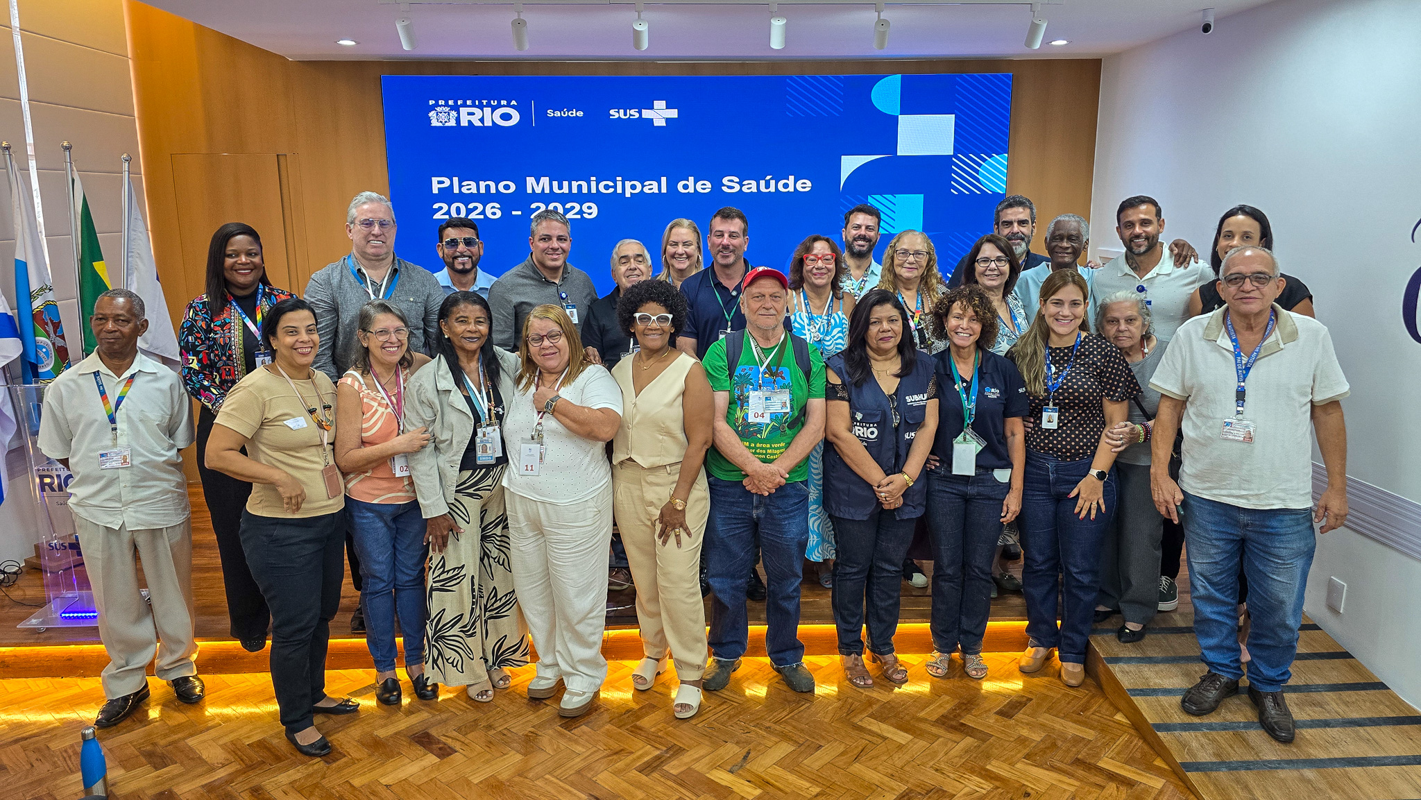 Plano Municipal de Saúde 2026–2029 para o conselho Municipal de Saúde no Auditório Dr José Wazen da Rocha