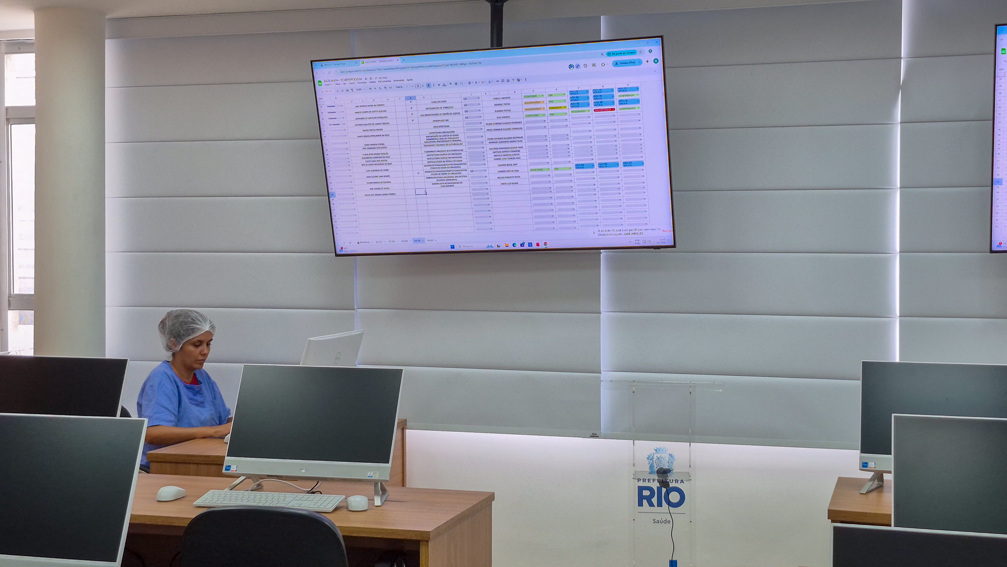 Bate Mapa no Laboratório de Informática da OTICS-Rio Andaraí