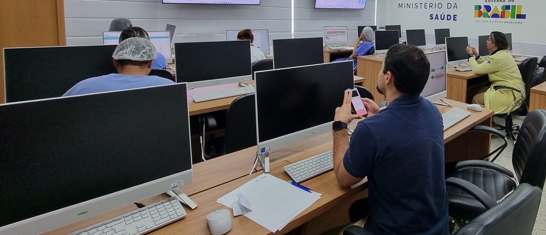 Bate Mapa no Laboratório de Informática da Estação OTICS Rio Andaraí