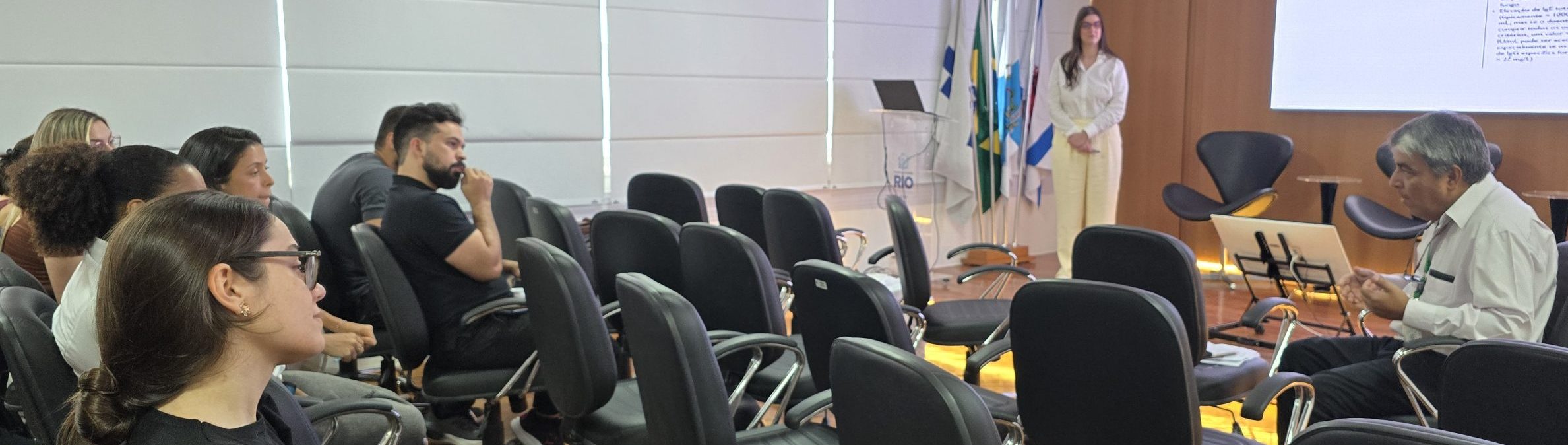 Apresentação de Casos Clinicos no Auditório Dr José Wazen da Rocha na OTICS-Rio Andaraí