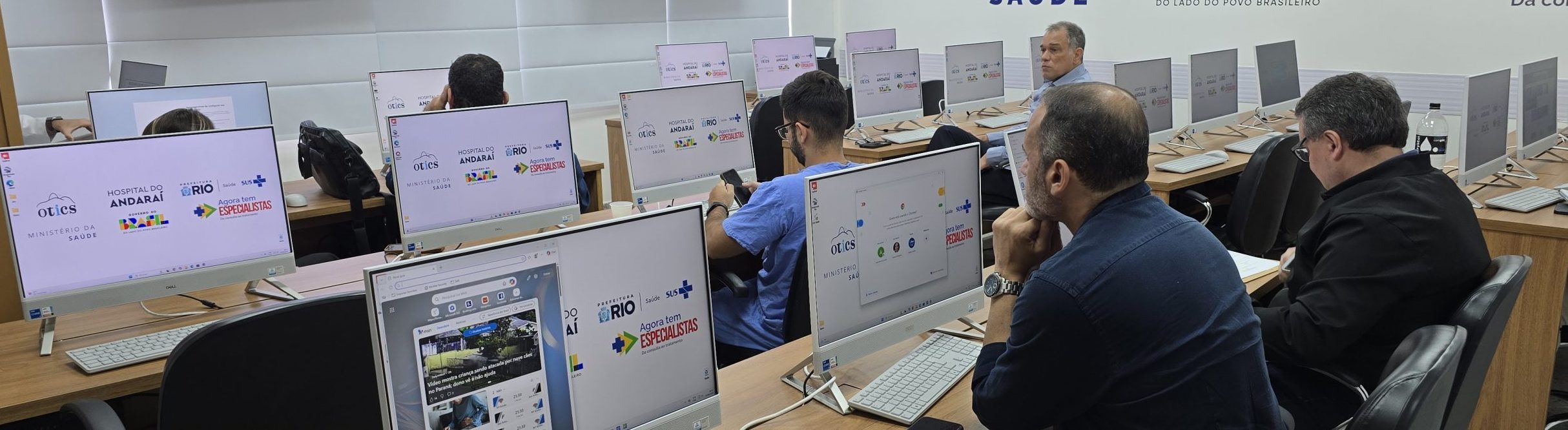 Sessão Urologia Semanal no Laboratório de Informática da OTICS Andaraí