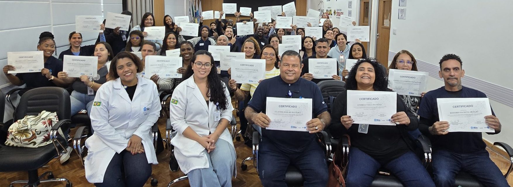 18ª Turma do Curso de Orientações Básicas Gerais em Ambientes de Saúde – OBAG-SUS no Hospital do Andaraí