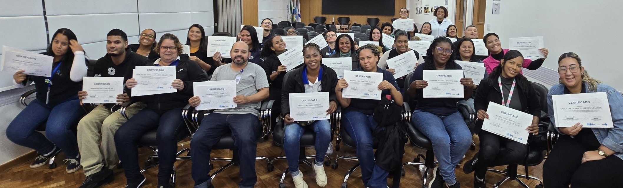 19ª Turma do Curso de Orientações Básicas Gerais em Ambientes de Saúde – OBAG-SUS no Hospital do Andaraí