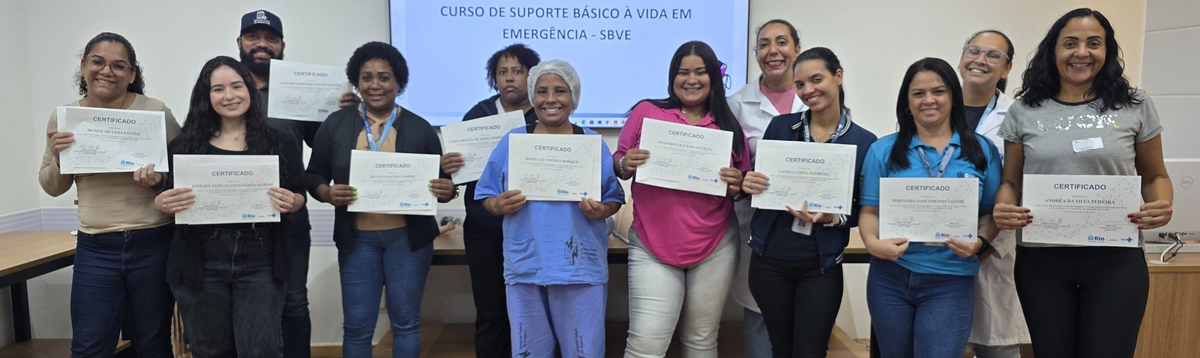 66ª Turma do Curso de Suporte Básico à Vida em Emergência (SBVE) na OTICS Andaraí