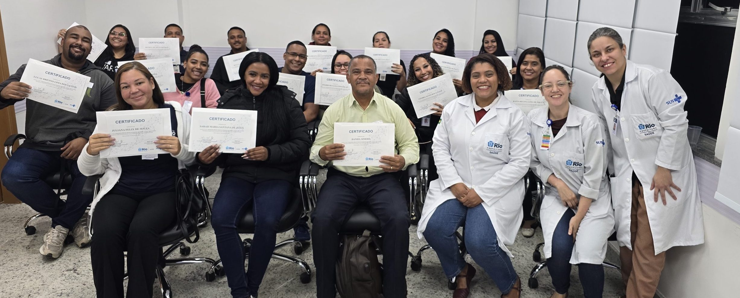 20ª Turma do Curso de Orientações Básicas Gerais em Ambientes de Saúde – OBAG-SUS no Hospital do Andaraí