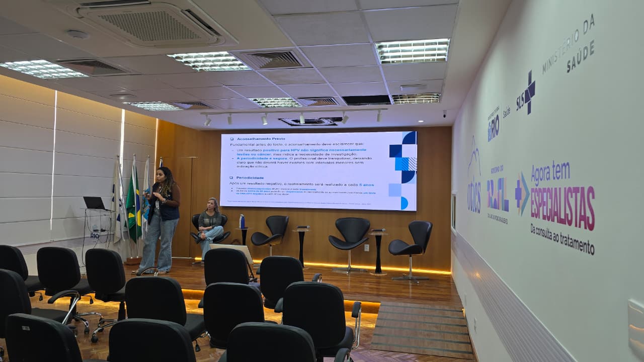 Treinamento Implantação Coleta DNA HPV – Auditório José Wazen da Rocha Otics-Rio Andaraí