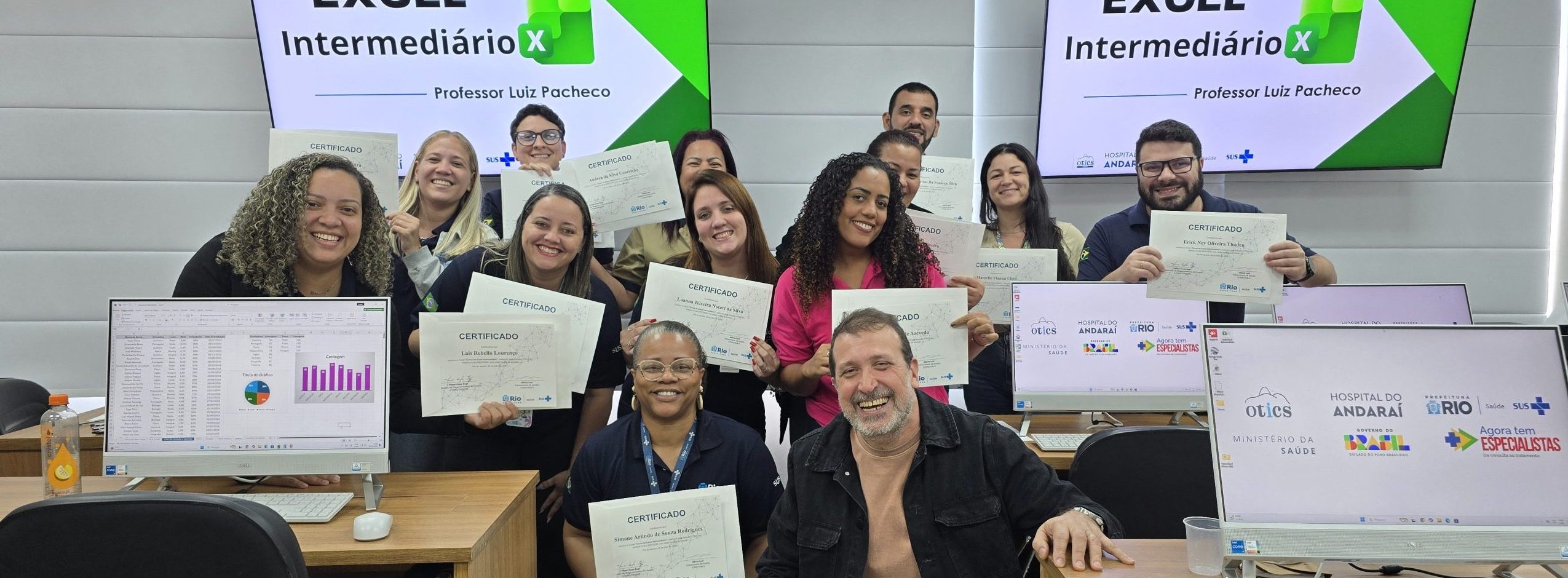 2ª turma de Excel Intermediário de 2026 na OTICS-Rio Andaraí