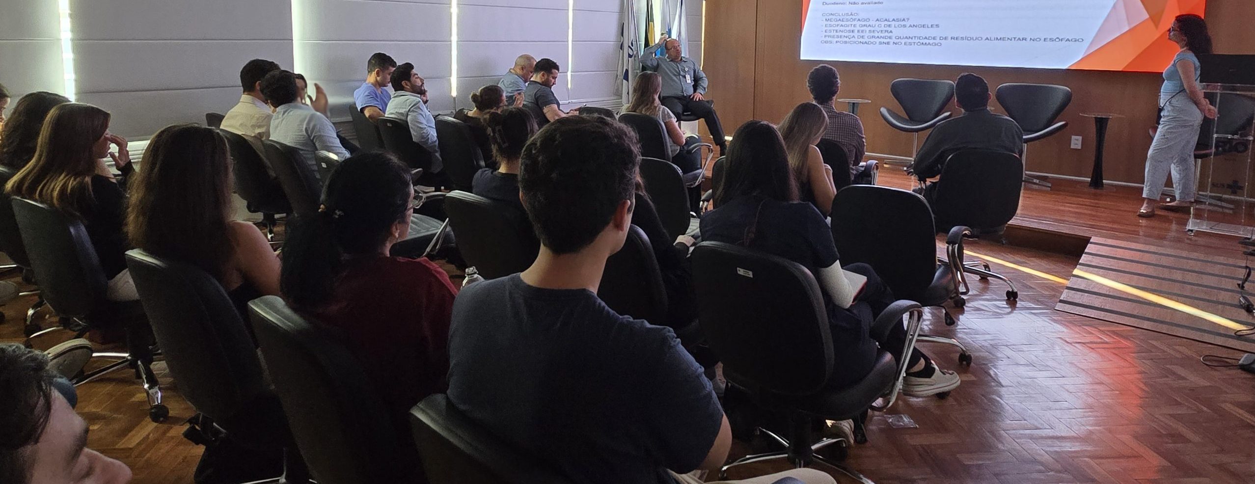 Sessão Clínica Semanal do Serviço de Cirurgia Geral no Auditório Dr José Wazen da Rocha na OTICS-Rio Andaraí