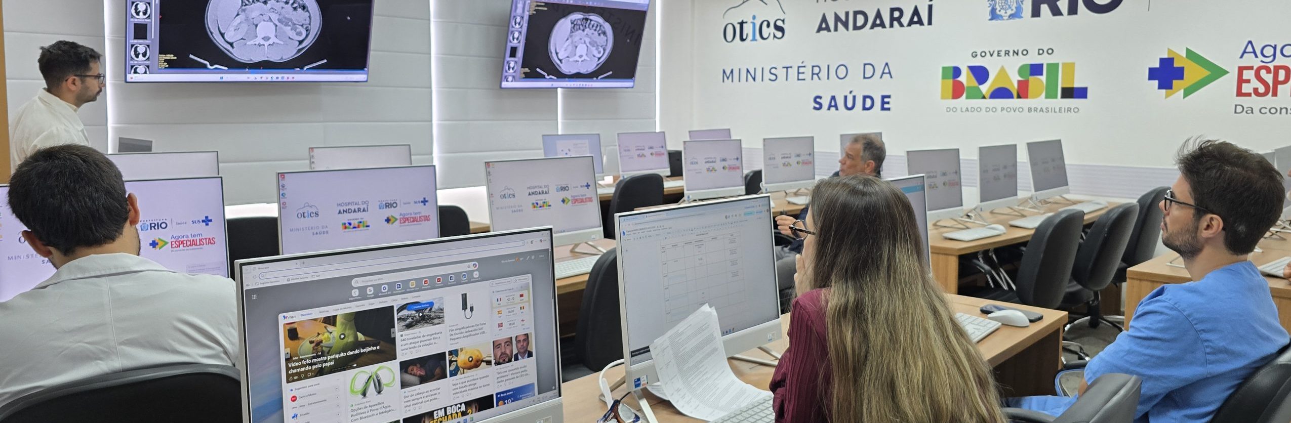 Sessão Urologia Semanal no Laboratório de Informática da OTICS Andaraí