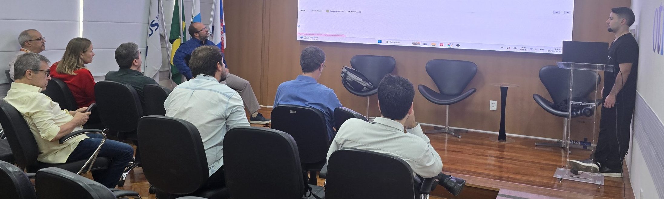 Sessão Clínica Semanal do Serviço de Cirurgia Geral no Auditório Dr José Wazen da Rocha na OTICS-Rio Andaraí